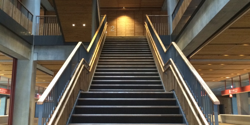 1Ｆ吹抜け階段手摺