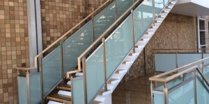 階段ガラス木手摺